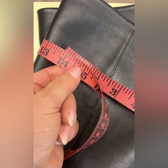 Anaki Paris Euro Leather Black Heeled Boots with Chunky Block Heel - Picture 7 of 7